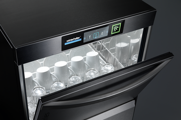 Lave-verres électronique 500x500 TRIPHASE- avec pompe de vidange et osmoseur et adoucisseur- UC-M